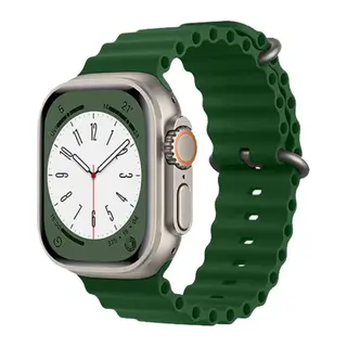 Apple Watch 38mm Uyumlu Ocean Kordon - Koyu Yeşil