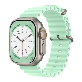 Apple Watch 42mm Uyumlu Ocean Kordon - Açık Yeşil