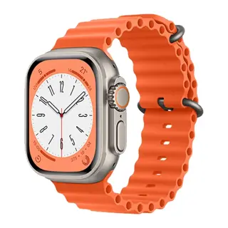 Apple Watch 42mm Uyumlu Ocean Kordon - Turuncu