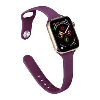 Apple Watch 42mm Uyumlu Klasik Kordon - Mürdüm