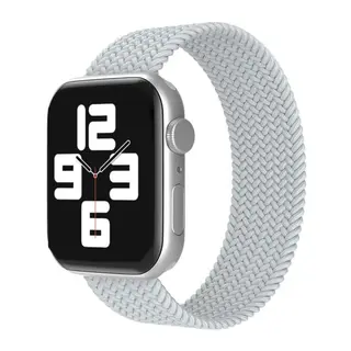 Apple Watch 38mm Uyumlu Ayarlı Solo Silikon Kordon - Beyaz