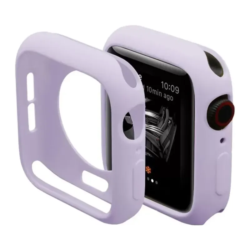 Apple Watch 38mm Uyumlu Silikon Alt Kasa - Lila