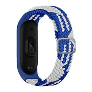 Xiaomi Mi Band 4 Uyumlu Star Kordon - Mavi-Beyaz