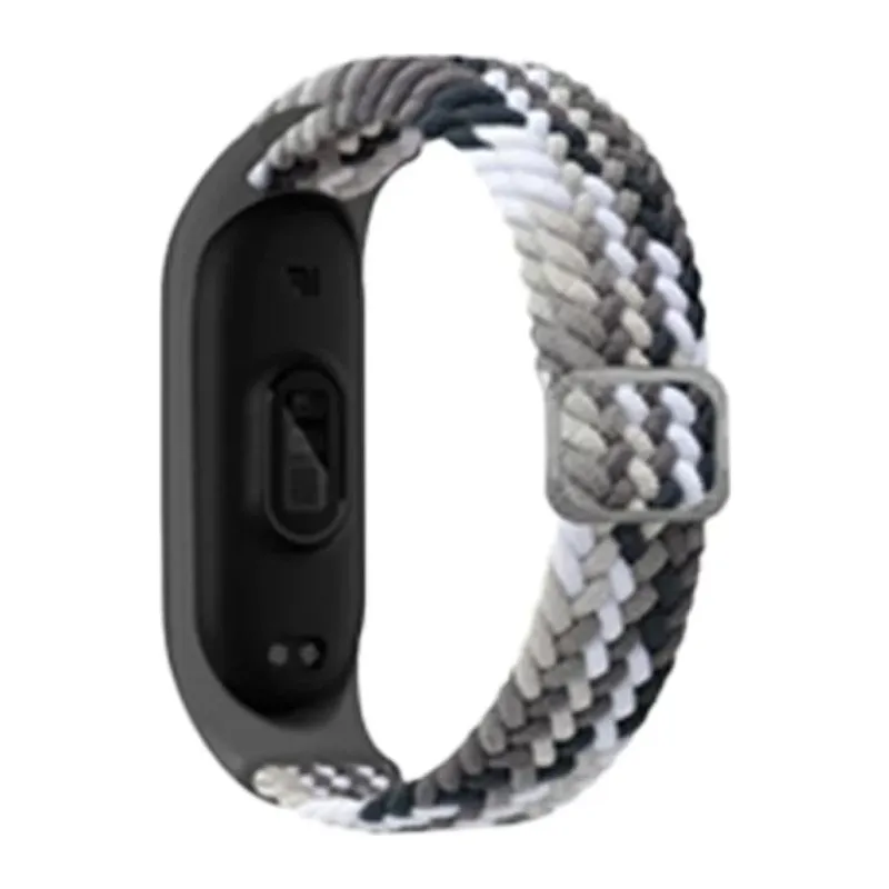 Xiaomi Mi Band 6 Uyumlu Star Kordon - Gri-Siyah