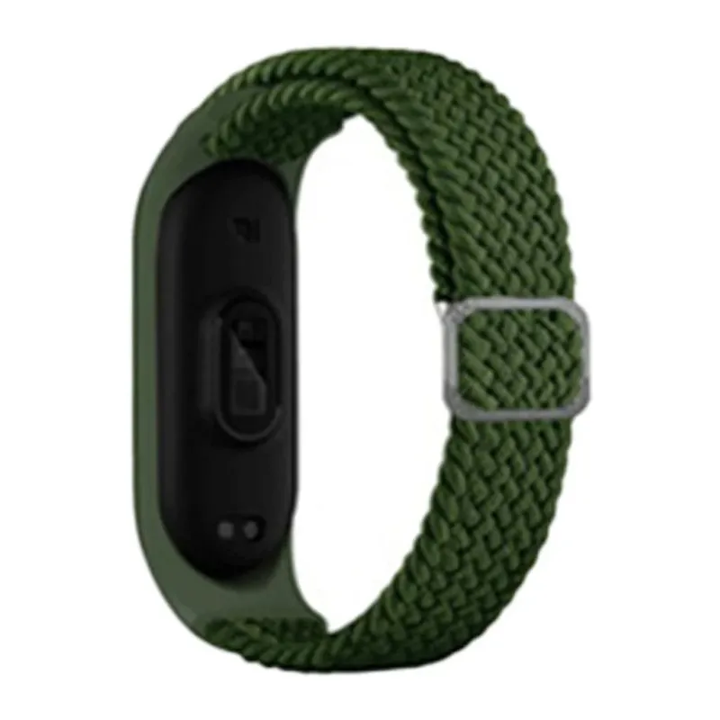 Xiaomi Mi Band 7 Uyumlu Star Kordon - Koyu Yeşil