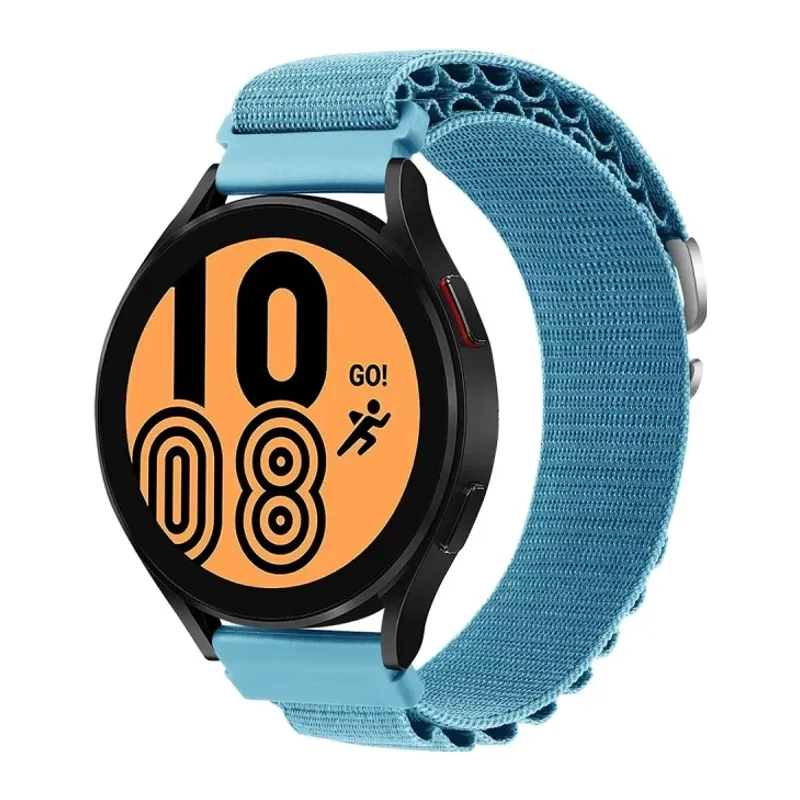 Watch 22mm Uyumlu KR410 Kumaş Kordon - Mavi