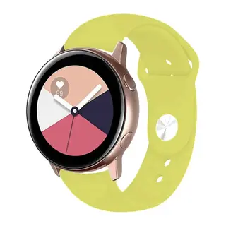 Watch 22mm Uyumlu Klasik Kordon - Sarı