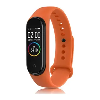 Xiaomi Mi Band 6 Uyumlu Klasik Kordon - Turuncu