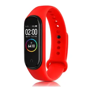 Xiaomi Mi Band 4 Uyumlu Klasik Kordon - Kırmızı