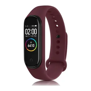 Xiaomi Mi Band 4 Uyumlu Klasik Kordon - Mürdüm