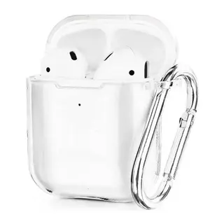 Apple Airpods 2 (2.nesil) Uyumlu Hang Kılıf - Şeffaf