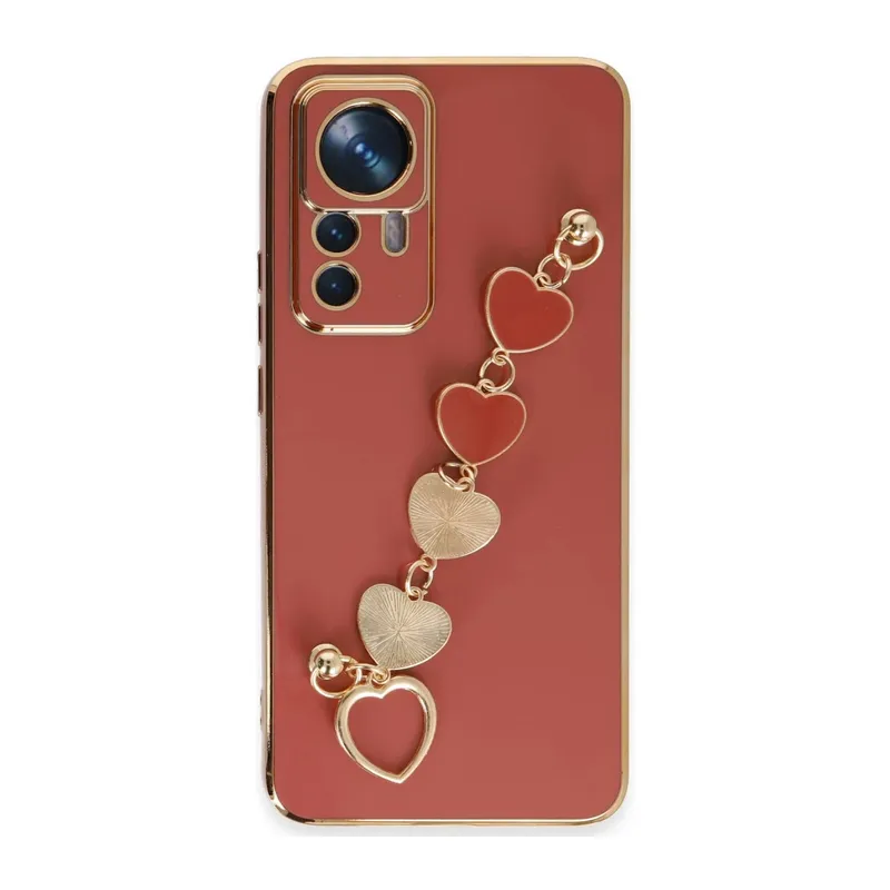 Xiaomi Mi 12T Pro Uyumlu Kılıf Esila Silikon - Kırmızı