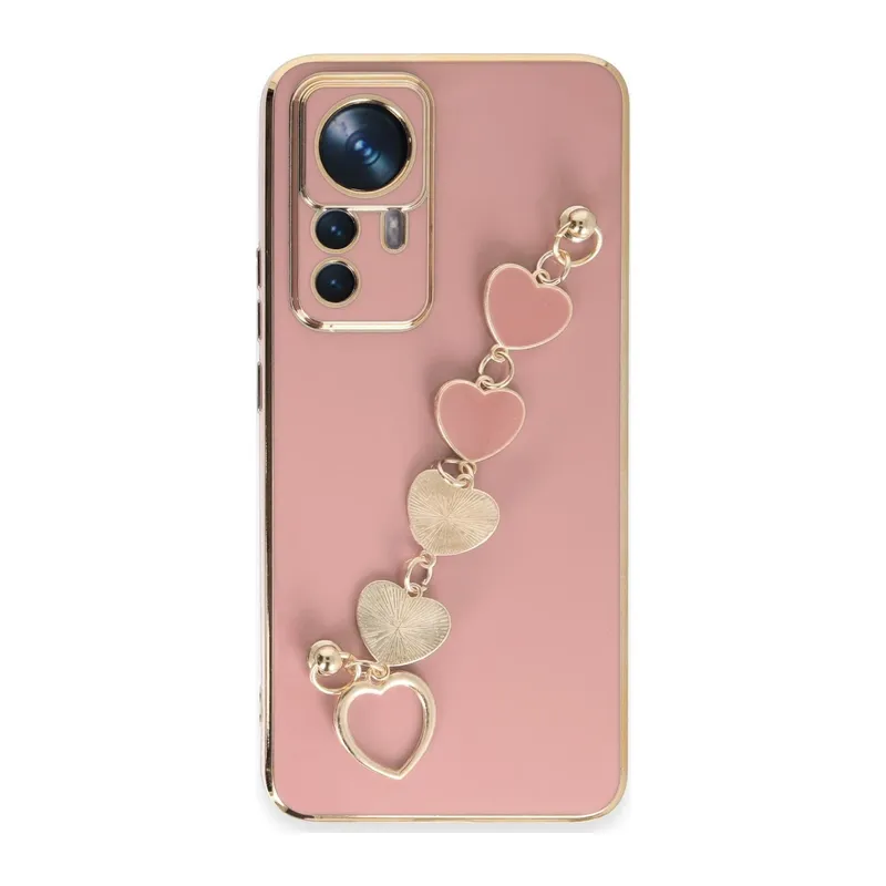 Xiaomi Mi 12T Pro Kılıf Esila Silikon - Pudra