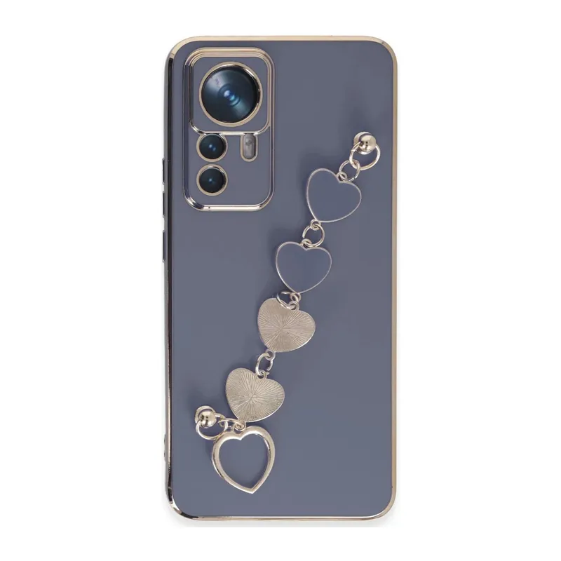 Xiaomi Mi 12T Pro Uyumlu Kılıf Esila Silikon - Gri