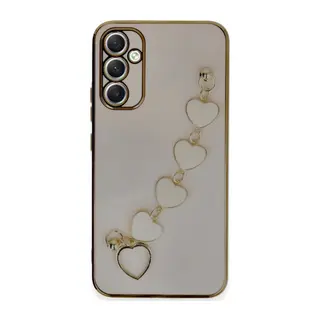 Samsung Galaxy A34 5G Uyumlu Kılıf Esila Silikon - Pudra