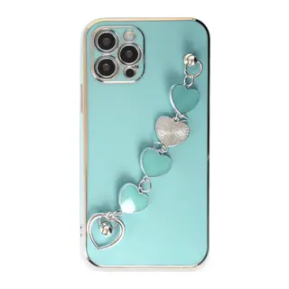 Apple iPhone 12 Pro Max Kılıf Esila Silikon - Su Yeşili