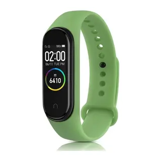 Xiaomi Mi Band 6 Uyumlu Klasik Kordon - Açık Yeşil