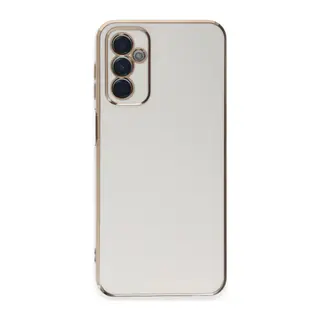 Samsung Galaxy A14 4G Uyumlu Kılıf Volet Silikon - Beyaz