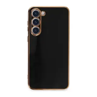 Samsung Galaxy S23 Uyumlu Kılıf Volet Silikon - Siyah