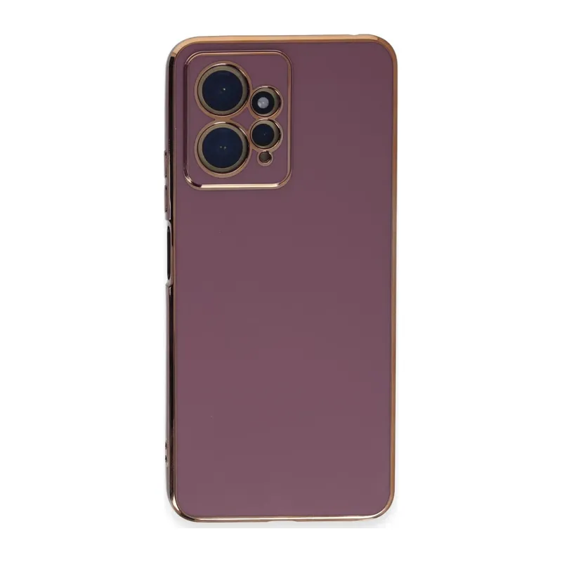 Xiaomi Redmi Note 12 4G Kılıf Volet Silikon - Mor