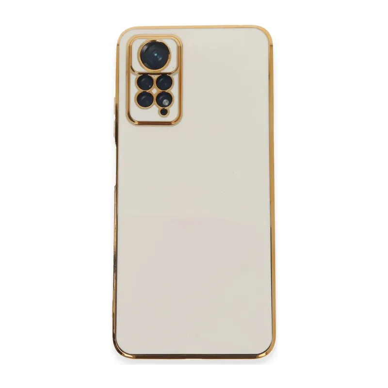 Xiaomi Redmi Note 12 Pro 4G Uyumlu Kılıf Volet Silikon - Beyaz