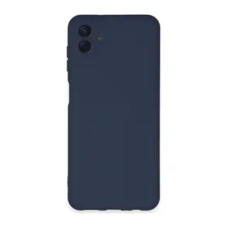 Samsung Galaxy A04E Uyumlu Kılıf Nano içi Kadife Silikon - Lacivert