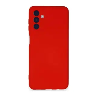 Samsung Galaxy A14 4G Kılıf Nano içi Kadife Silikon - Kırmızı