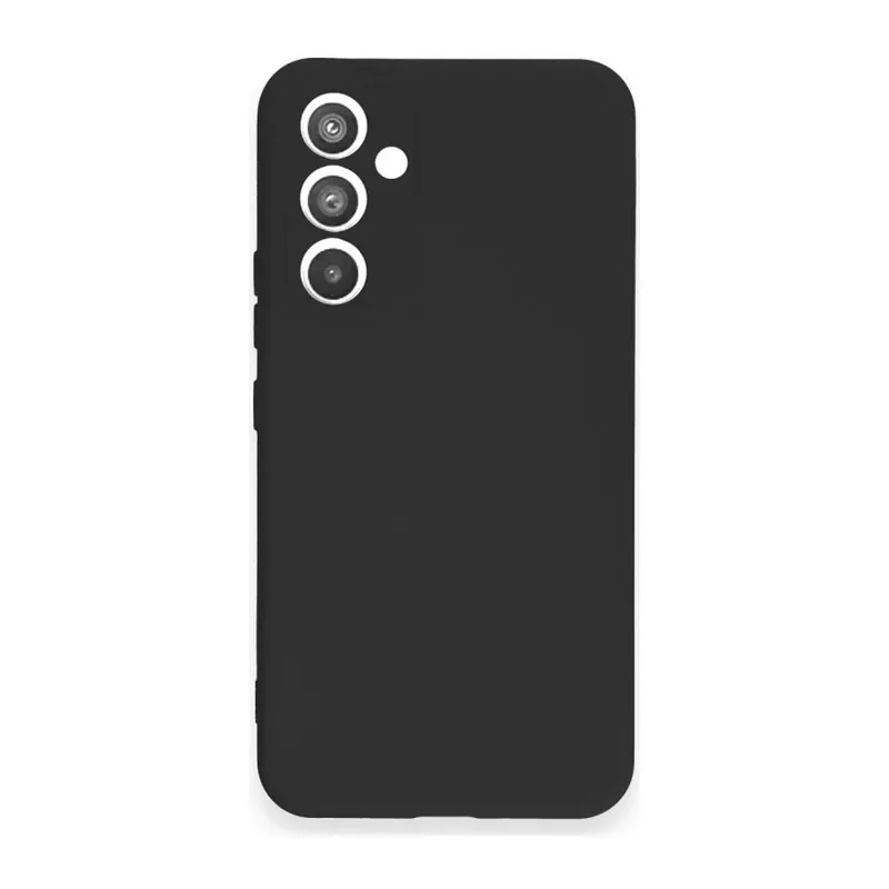 Samsung Galaxy A34 5G Uyumlu Kılıf Nano içi Kadife Silikon - Siyah