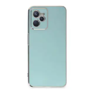 Realme C35 Kılıf Volet Silikon - Açık Yeşil