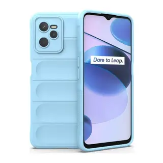 Realme C35 Kılıf Optimum Silikon - Sky Blue