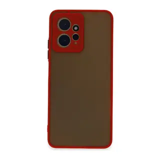 Xiaomi Redmi Note 12 4G Kılıf Montreal Silikon Kapak - Kırmızı