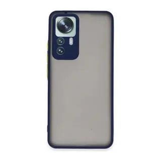 Xiaomi Mi 12T Pro Uyumlu Kılıf Montreal Silikon Kapak - Lacivert