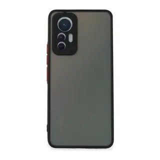 Xiaomi Mi 12 Lite Kılıf Montreal Silikon Kapak - Siyah