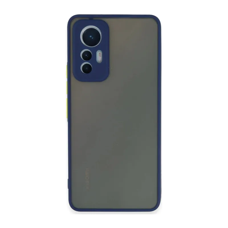 Xiaomi Mi 12 Lite Uyumlu Kılıf Montreal Silikon Kapak - Lacivert
