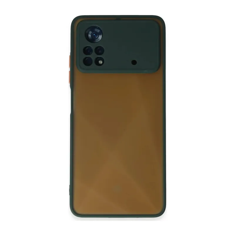 Xiaomi Poco X4 Pro 5G Uyumlu Kılıf Montreal Silikon Kapak - Yeşil
