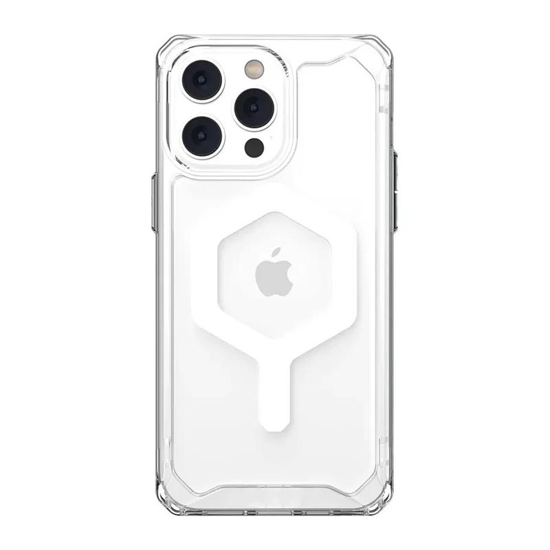 Apple iPhone 14 Pro Uyumlu Kılıf Uag Plyo Magneticsafe Silikon - Şeffaf