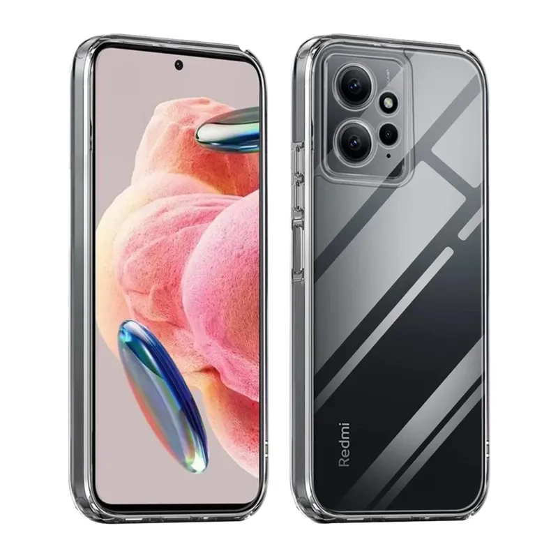 Xiaomi Redmi Note 12 4G Kılıf Lüx Şeffaf Silikon
