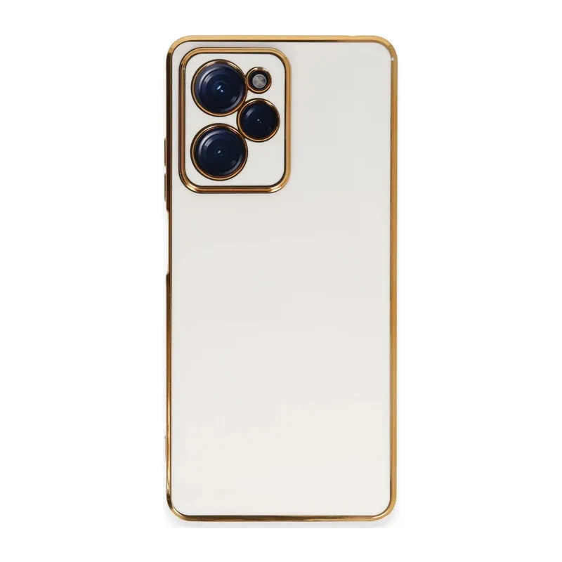 Xiaomi Poco X5 Pro 5G Uyumlu Kılıf Volet Silikon - Beyaz
