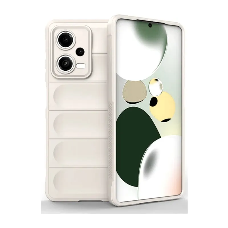 Xiaomi Poco X5 5G Uyumlu Kılıf Optimum Silikon - Krem