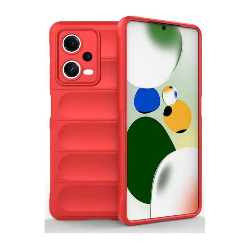 Xiaomi Poco X5 5G Uyumlu Kılıf Optimum Silikon - Kırmızı