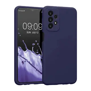 Samsung Galaxy A23 4G Uyumlu Kılıf First Silikon - Lacivert