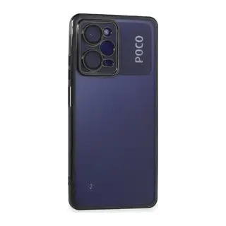 Xiaomi Poco X5 Pro 5G Kılıf Lensli Silikon - Siyah