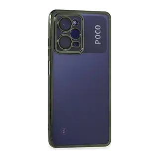 Xiaomi Poco X5 Pro 5G Kılıf Lensli Silikon - Yeşil
