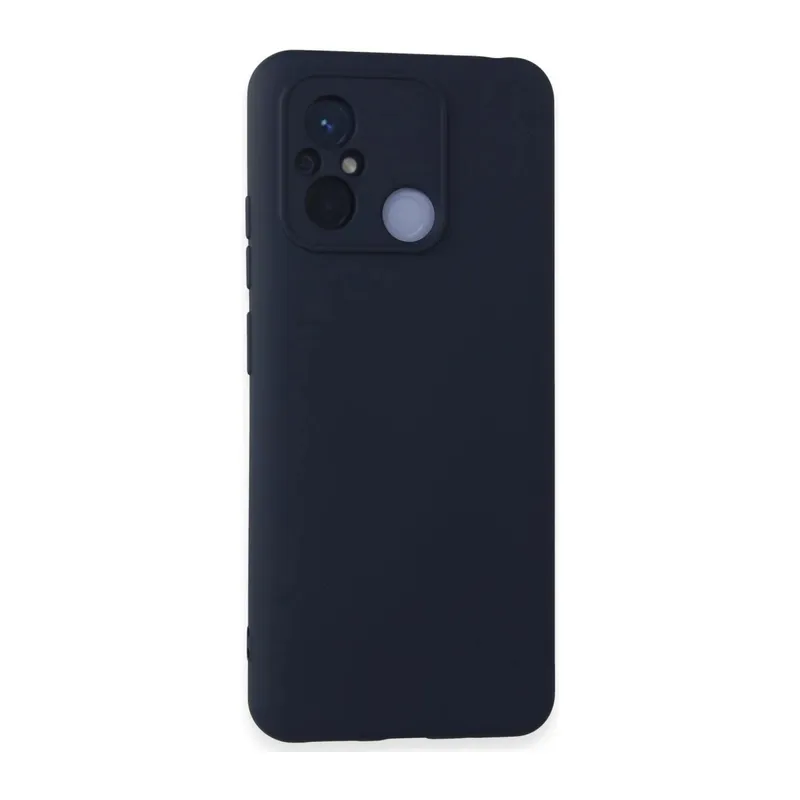 Xiaomi Redmi 12C Uyumlu Kılıf Nano içi Kadife Silikon - Lacivert