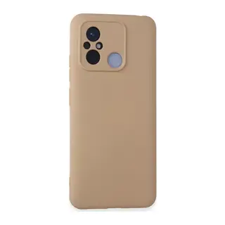 Xiaomi Redmi 12C Kılıf Nano içi Kadife Silikon - Pudra