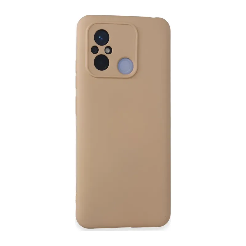 Xiaomi Redmi 12C Kılıf Nano içi Kadife Silikon - Pudra