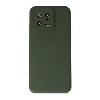 Xiaomi Mi 13 Kılıf Nano içi Kadife Silikon - Koyu Yeşil