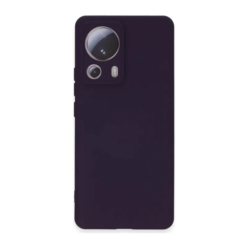 Xiaomi Mi 13 Lite Uyumlu Kılıf Nano içi Kadife Silikon - Mor