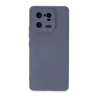 Xiaomi Mi 13 Pro Kılıf Nano içi Kadife Silikon - Gri