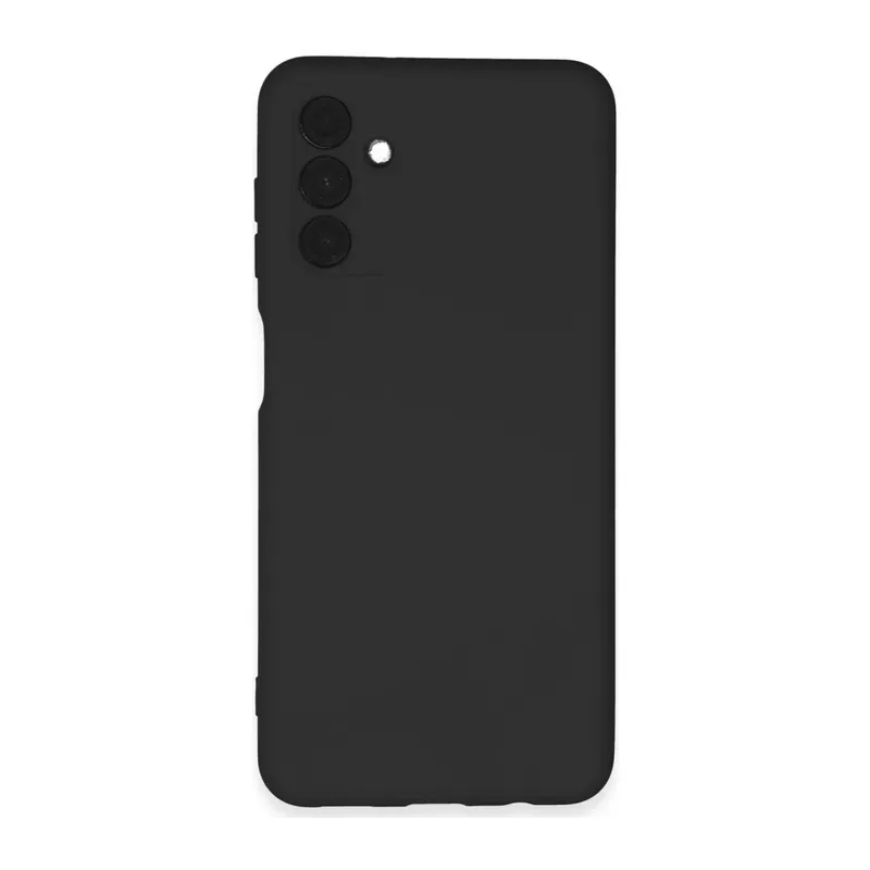 Samsung Galaxy A24 4G Uyumlu Kılıf Nano içi Kadife Silikon - Siyah